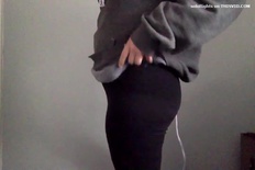 Air belly inflation and deflation - yoga pants