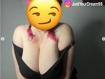 JustYourDream95 Big Boobs From Instagram BBW Lingerie Milf