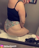 BBW Girl Big Pale Ass &amp; Tits JustYourDream95 Instagramer Pawg Milf (40)