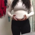 Girl got a beer belly
