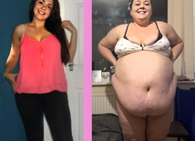 Fatgirl45 from Curvage with 200 pounds gained