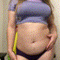 Chubby Belly girl  video 2