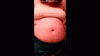 BBW girl belly play &amp; bloat