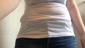 BBW- Belly play with water