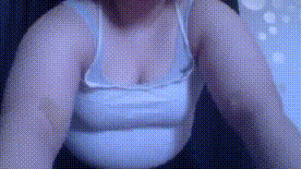 BBW - Old sport clothes and belly play