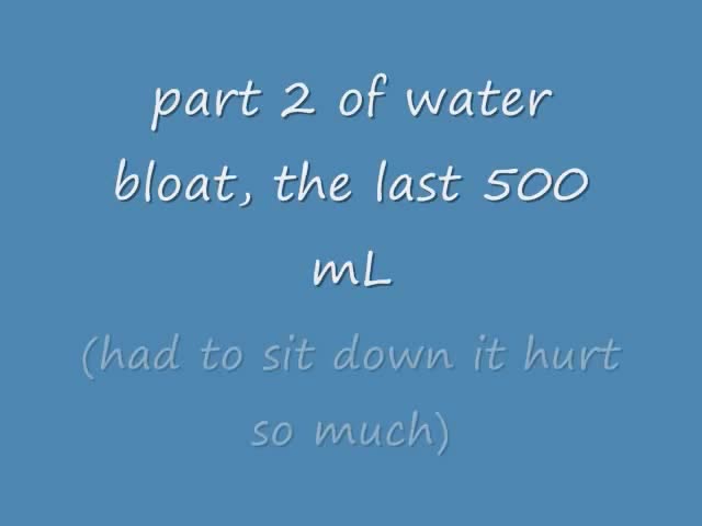 tight clothes water bloat part 2.flv