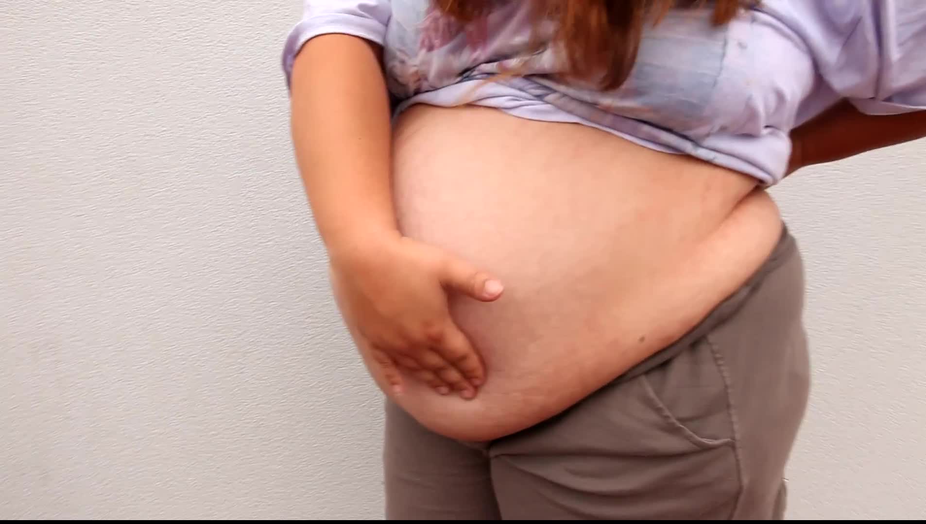 Preggo Whore Sherri - Pregnant belly just outside the mall | StufferDB - The database of Stuffers  & Gainers